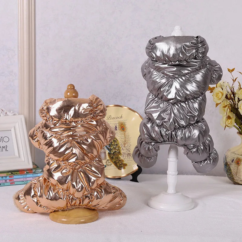 Winter Pet Dog Clothes Super Warm Down Jacket For Small Dogs Waterproof Pets Coat Cotton Hoodies For Chihuahua Puppy Clothing