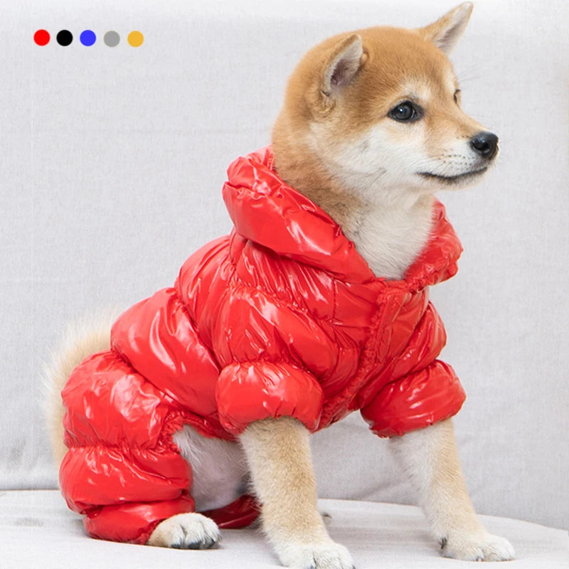 Winter Pet Dog Clothes Super Warm Down Jacket For Small Dogs Waterproof Pets Coat Cotton Hoodies For Chihuahua Puppy Clothing