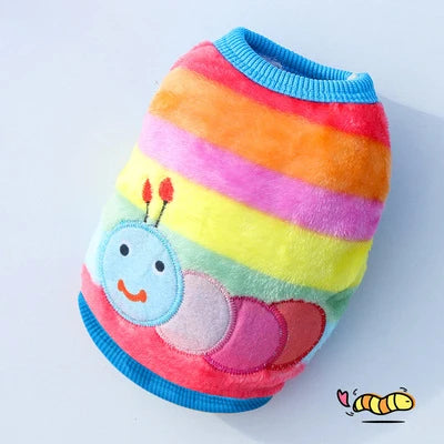 Cozy Fleece Winter Vest for Small Cats