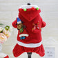 2018 New Christmas Decoration Pet  Dog clothes Winter Puppy Clothing Dogs Jumpsuit Dog Coat And Jacket Pet Four Legs Overcoat