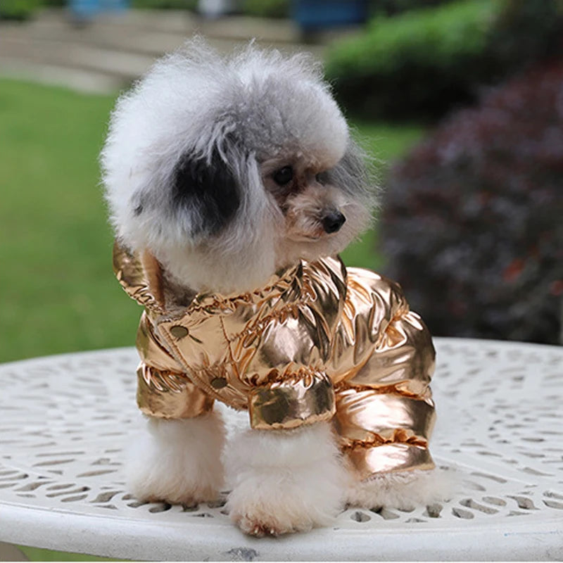 Winter Pet Dog Clothes Super Warm Down Jacket For Small Dogs Waterproof Pets Coat Cotton Hoodies For Chihuahua Puppy Clothing