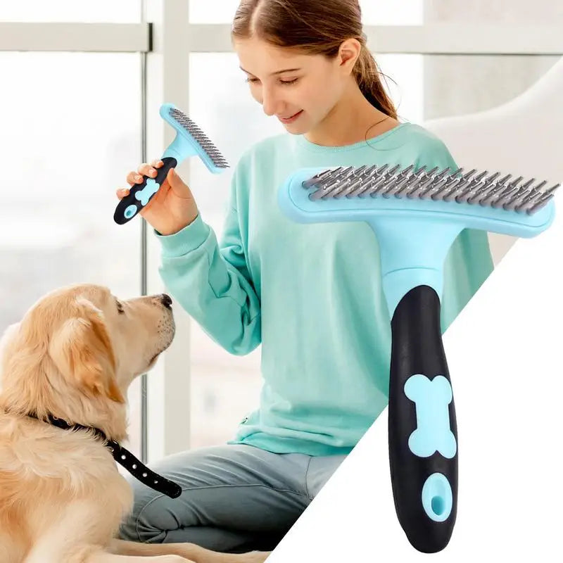 Double Row Deshedding Brush
