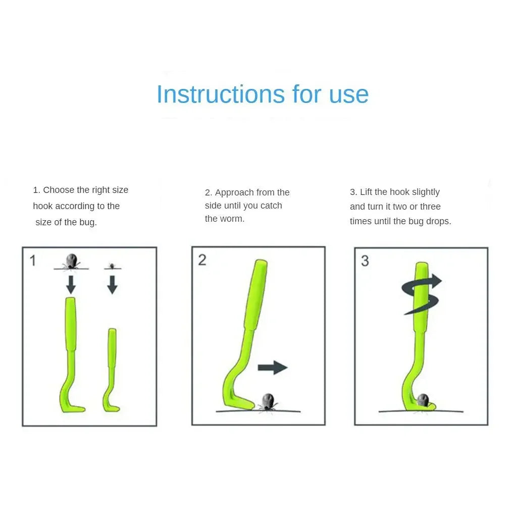 3PCS/Set Twist Hook Flea Remover Hook