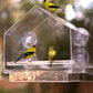 Clear Glass Window Bird Feeder