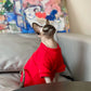 All Season Sphynx Cat Sweater Hairless Cat Dogs Clothes Soft Fleece Coat Turtleneck Pocket Jumpsuit for Devon Rex Cat apparels