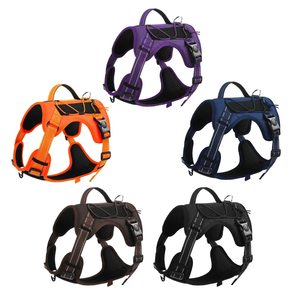Large Dog Soft Adjustable Harness